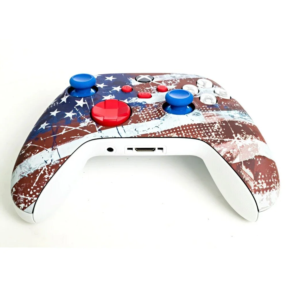 Xbox Wireless Gaming Controller - Distressed US Flag - Never Used